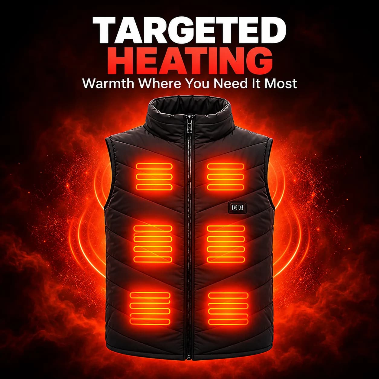 Heated Vest for Men and Women with 15 Heating Zones, Heating Vest with 3 Temperature Levels, Heating Vest for Outdoor, Work & Leisure, Body Warme - Image 14