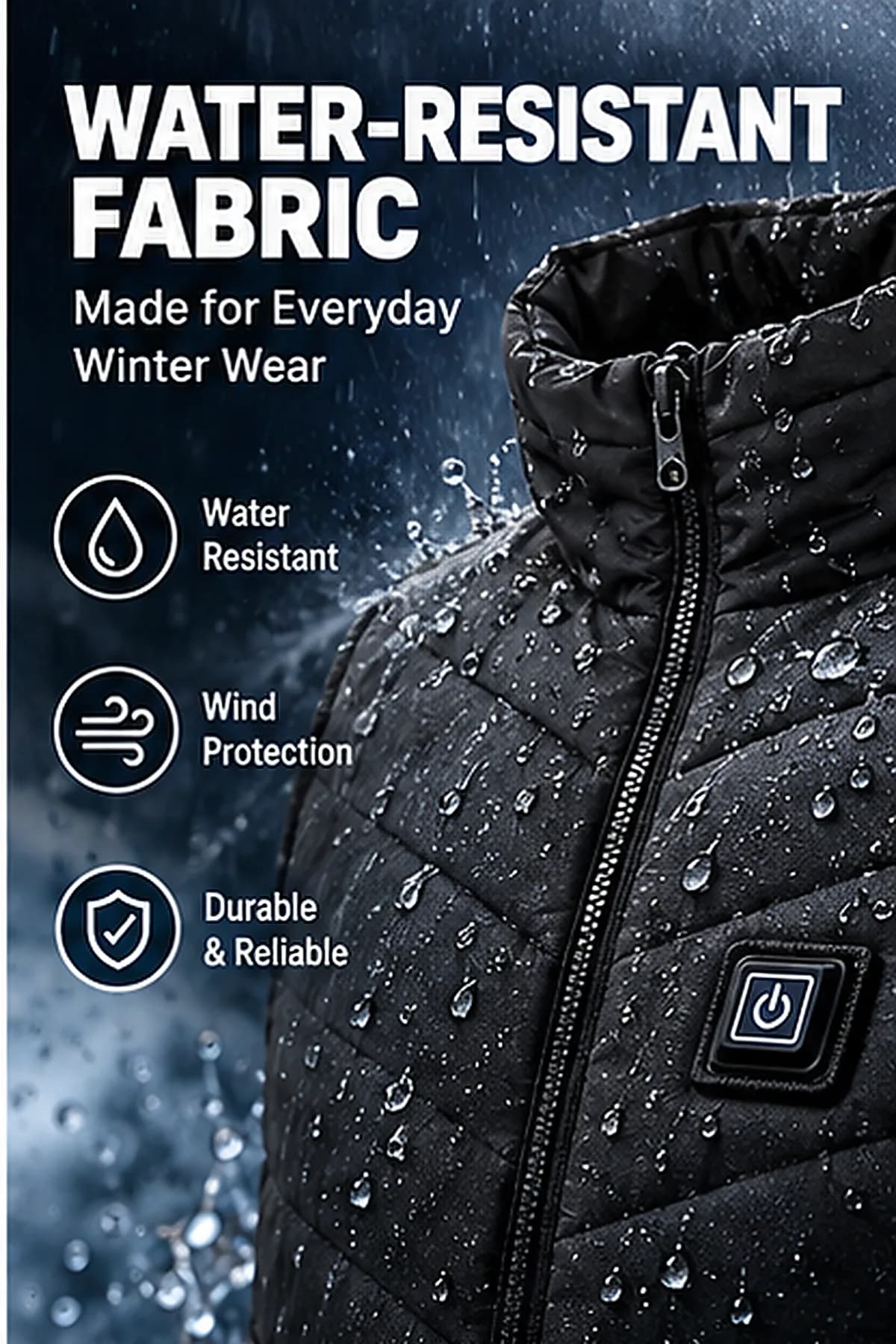 Heated Vest for Men and Women with 15 Heating Zones, Heating Vest with 3 Temperature Levels, Heating Vest for Outdoor, Work & Leisure, Body Warme