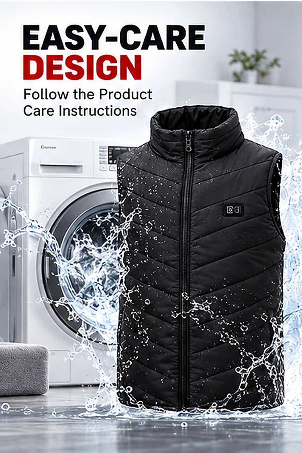 Heated Vest for Men and Women with 15 Heating Zones, Heating Vest with 3 Temperature Levels, Heating Vest for Outdoor, Work & Leisure, Body Warme image 5
