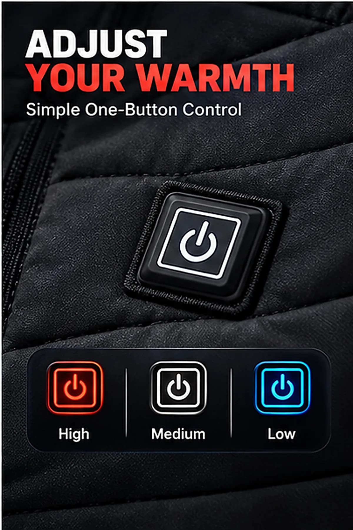 Heated Vest for Men and Women with 15 Heating Zones, Heating Vest with 3 Temperature Levels, Heating Vest for Outdoor, Work & Leisure, Body Warme image 6