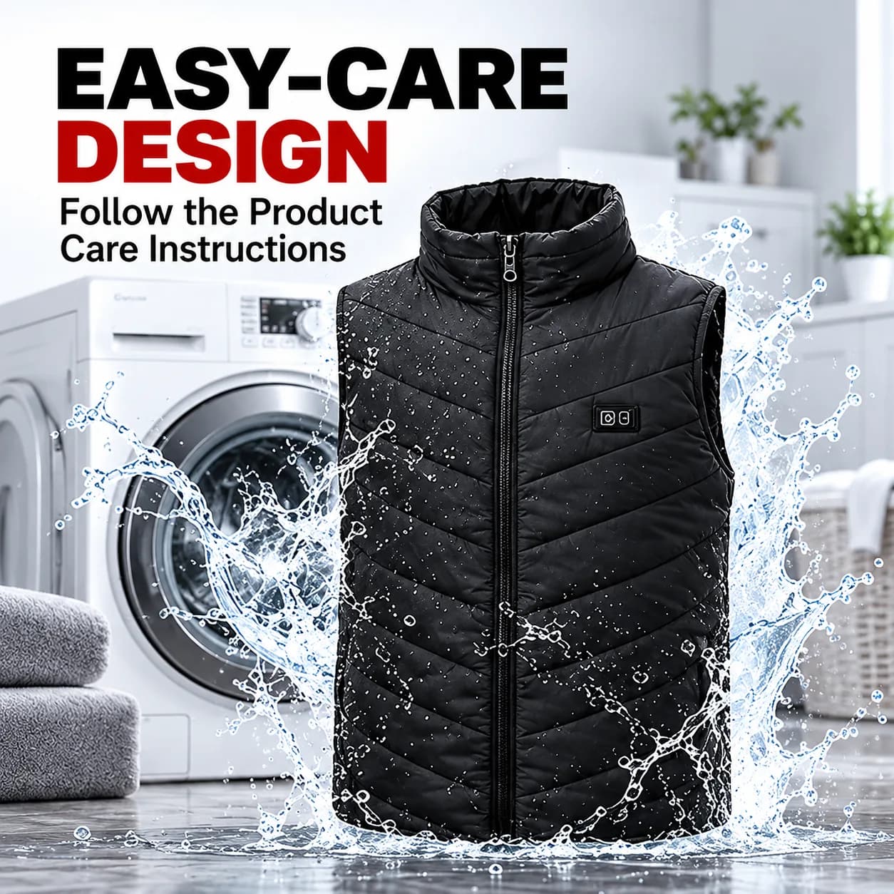 Heated Vest for Men and Women with 15 Heating Zones, Heating Vest with 3 Temperature Levels, Heating Vest for Outdoor, Work & Leisure, Body Warme image 9