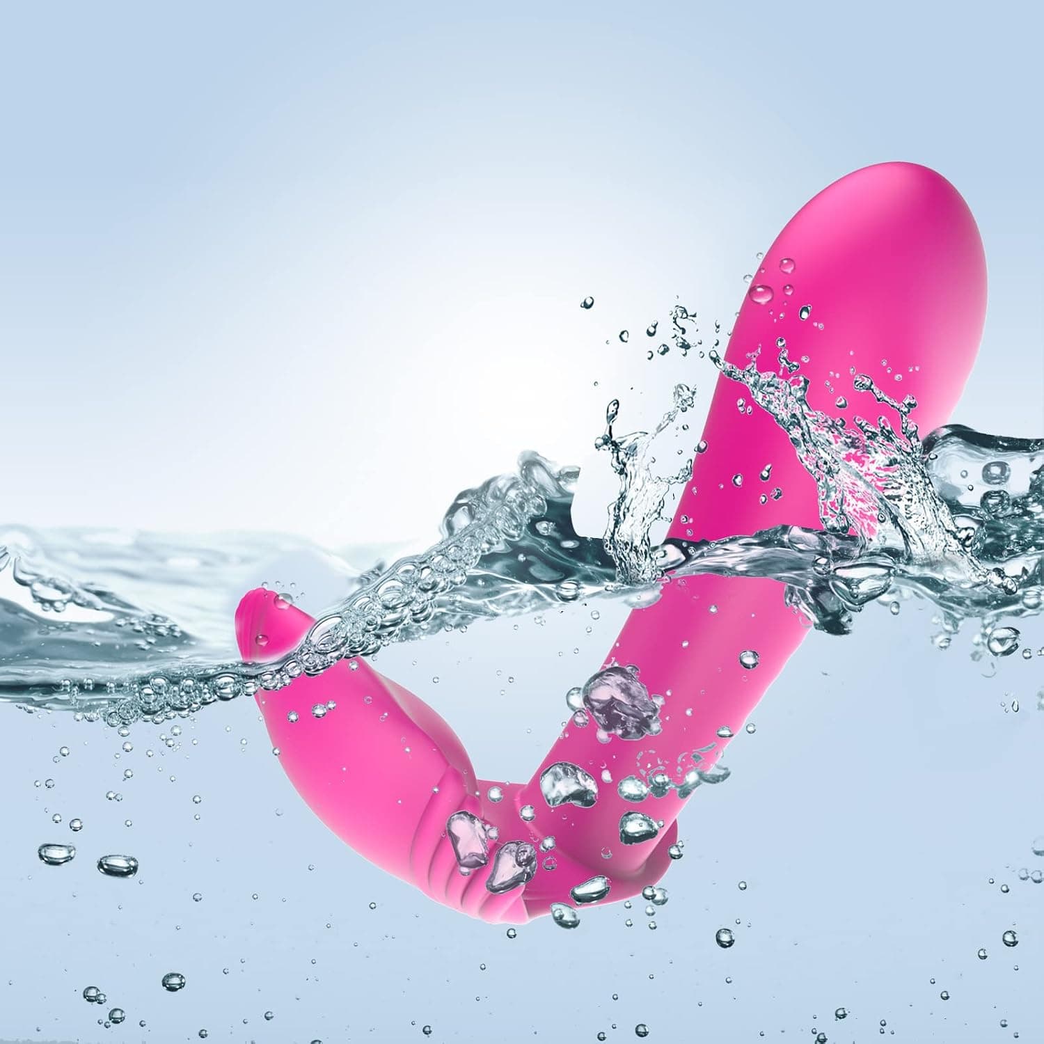 Coolkim Vibradorador Mujer Juguetes Eroticos Vibrador Mando Distancia Vibradorador Clitoris Consoladores.. para Mujer con Vibracion image 2
