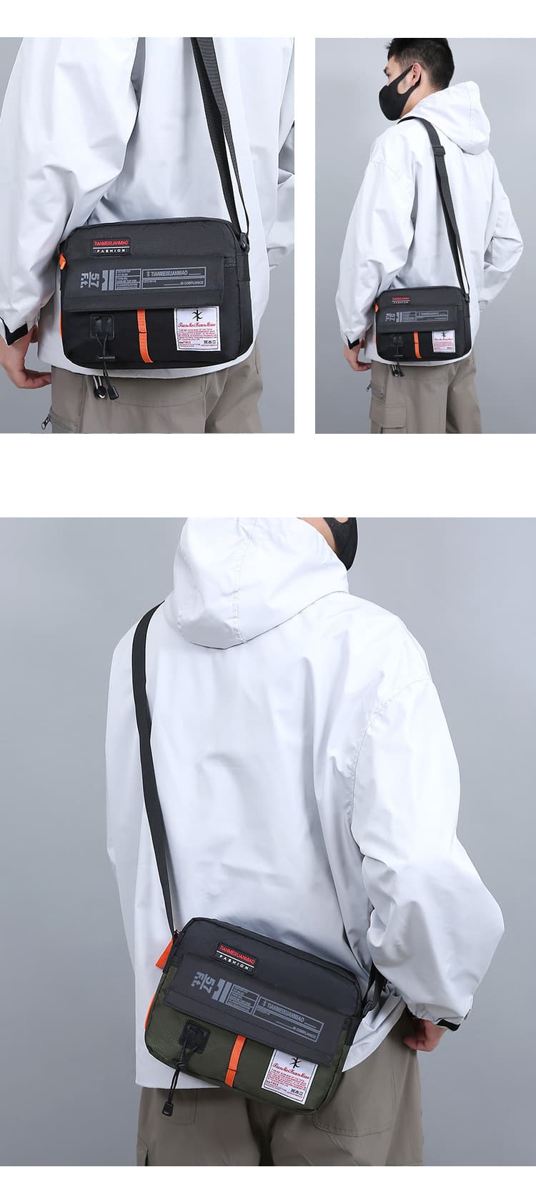 Male side bag. image 11