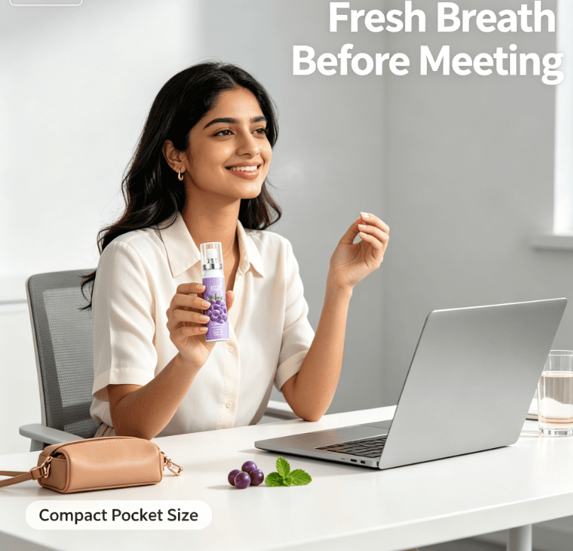 Fruit & Mint Mouth Freshener Spray 6 Flavors Portable 20ml Oral Spray Instant Fresh Breath Remove Bad Breath Pocket Size Daily Oral Care image 10