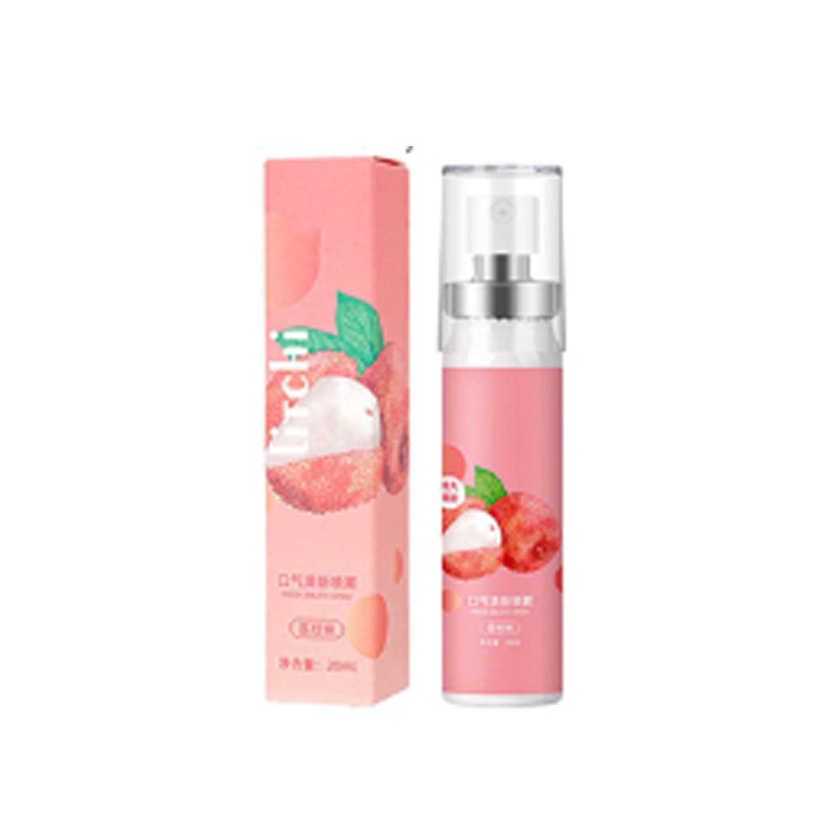 Fruit & Mint Mouth Freshener Spray 6 Flavors Portable 20ml Oral Spray Instant Fresh Breath Remove Bad Breath Pocket Size Daily Oral Care Lychee thumbnail