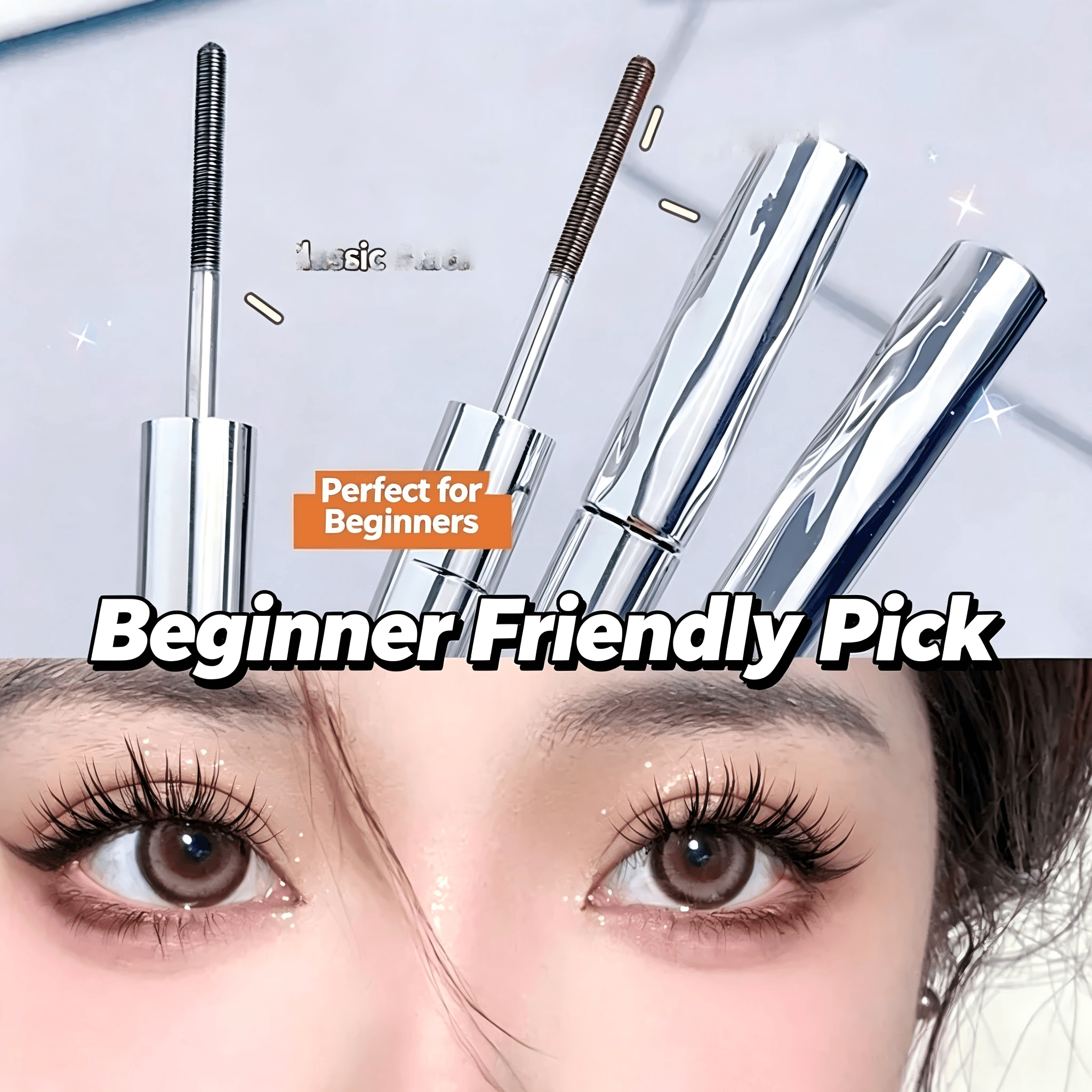 Steel Tube Spiral Brush Mascara Waterproof Smudge Proof Long Lasting Lash Lift Eyelash Makeup Lengthening Curling Mascara image 5