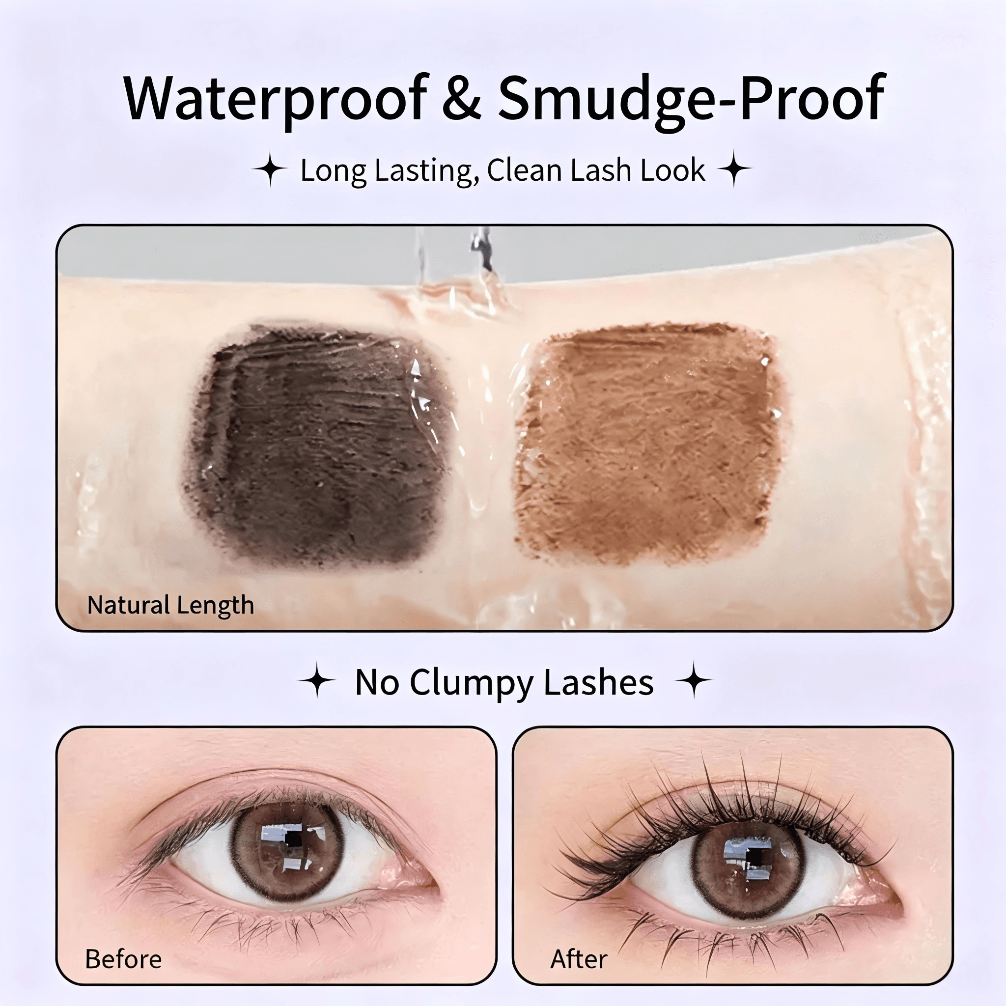 Steel Tube Spiral Brush Mascara Waterproof Smudge Proof Long Lasting Lash Lift Eyelash Makeup Lengthening Curling Mascara image 8