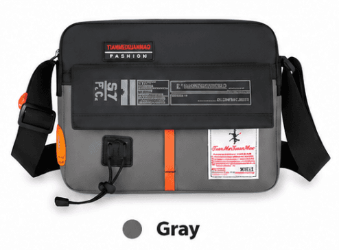 Male side bag. Grey / #4F4848 thumbnail