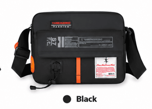 Male side bag. Black / #060606 thumbnail