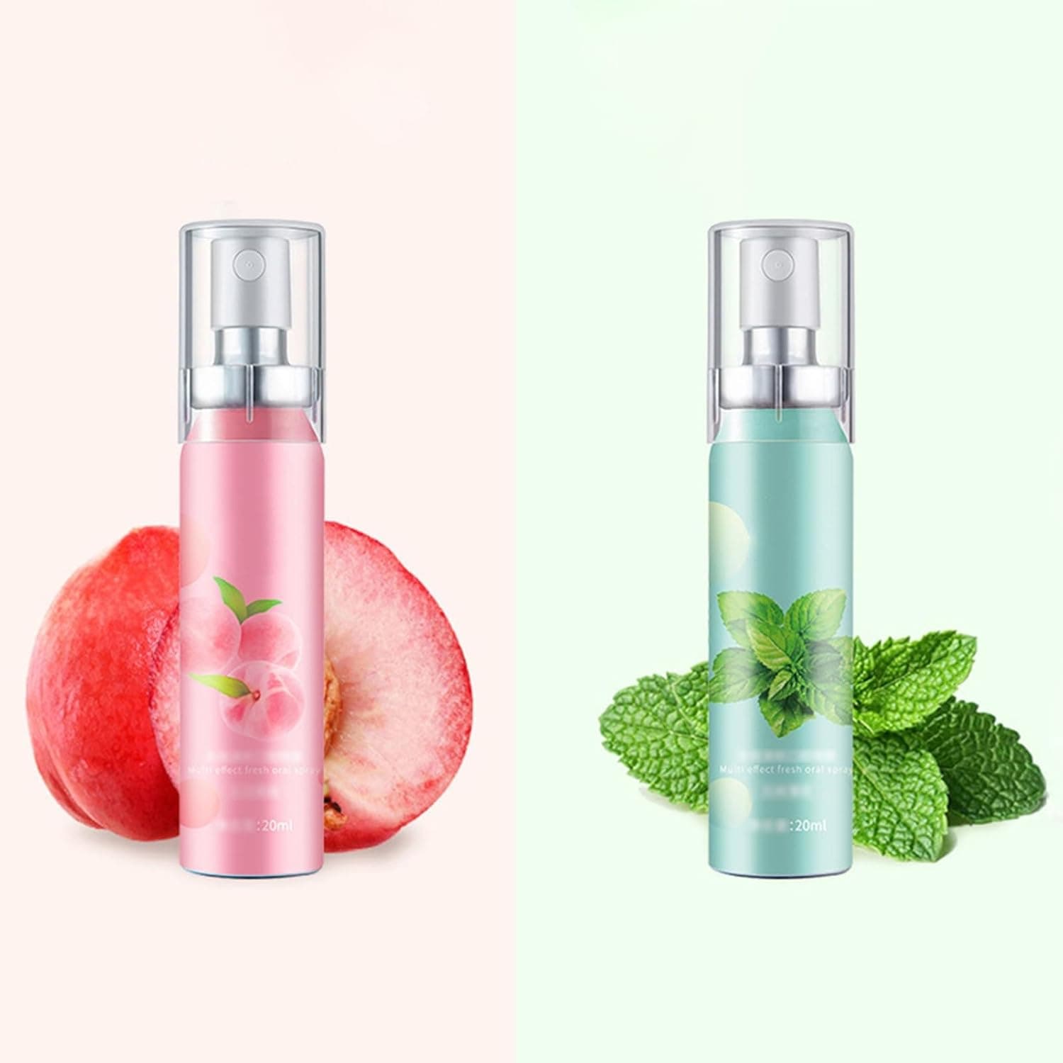 Fruit & Mint Mouth Freshener Spray 6 Flavors Portable 20ml Oral Spray Instant Fresh Breath Remove Bad Breath Pocket Size Daily Oral Care image 5
