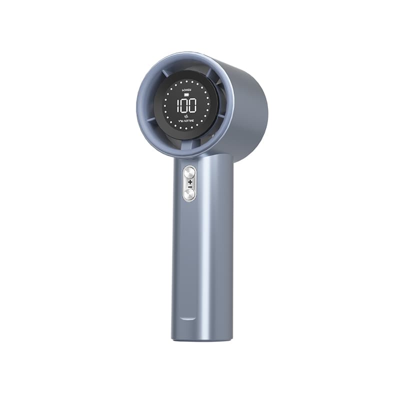 S001 Vortex Handheld Fan 10000RPM Strong Airflow 2400mAh LED Display Rechargeable Pocket Mini Fan Blue thumbnail