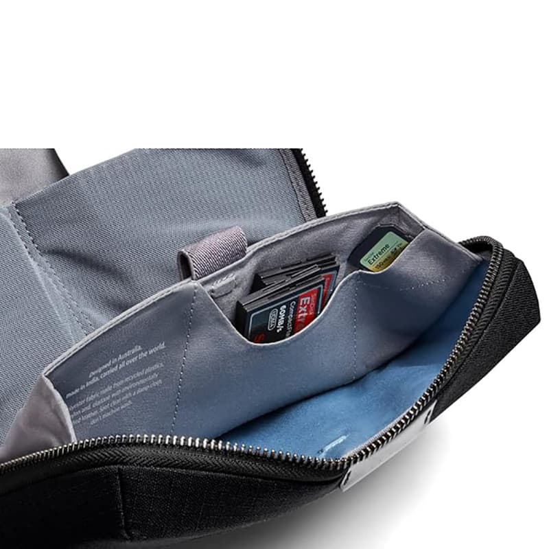 Portable Oxford Tech Organizer Pouch Multi‑Compartment Travel Storage Bag for Cables Earphones SD Cards image 4