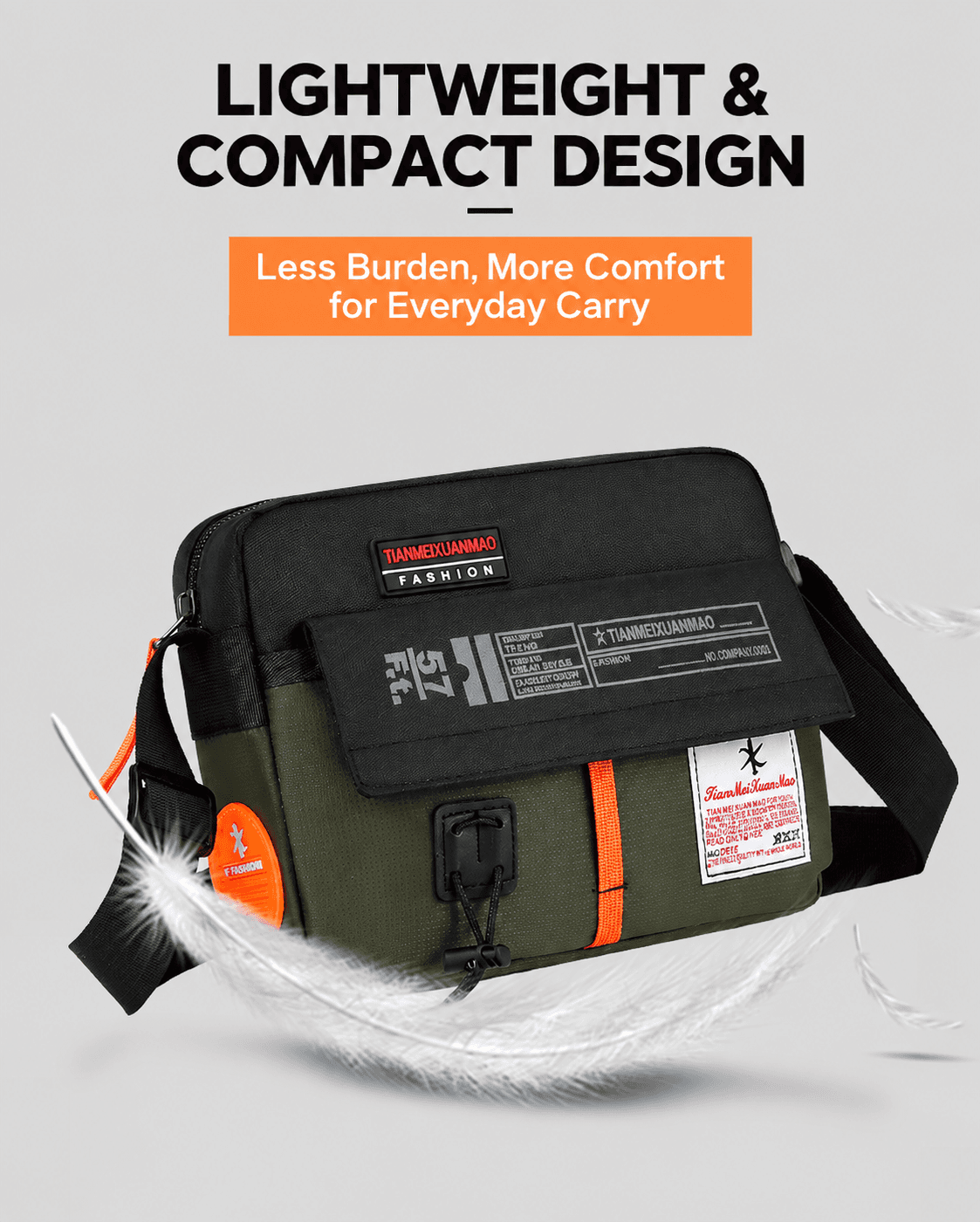 Male side bag.