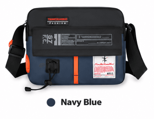 Male side bag. Navy Blue / #231756 thumbnail