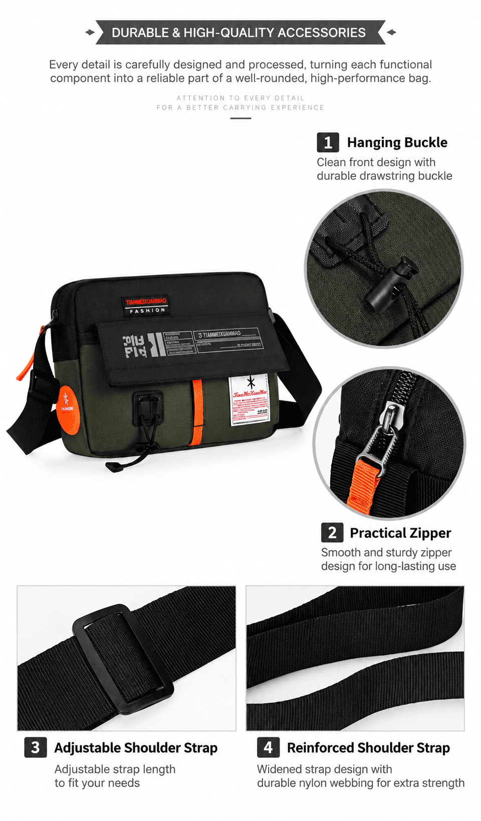 Male side bag. image 4