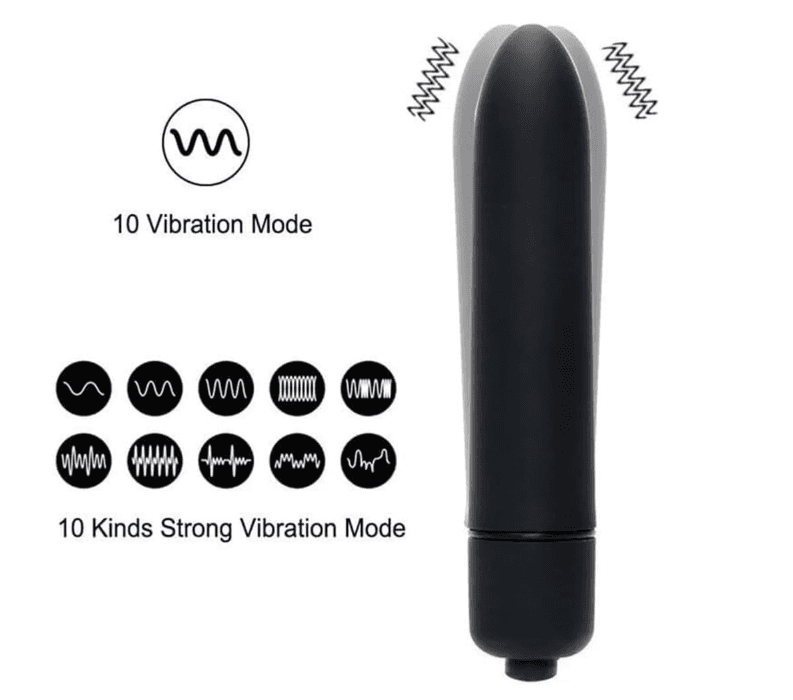 Mini Portable Waterproof Bullet Massager 10 Speed Vibration Modes Soft Silicone Mini Pocket Vibrator Discreet Personal Relax Toy image 2